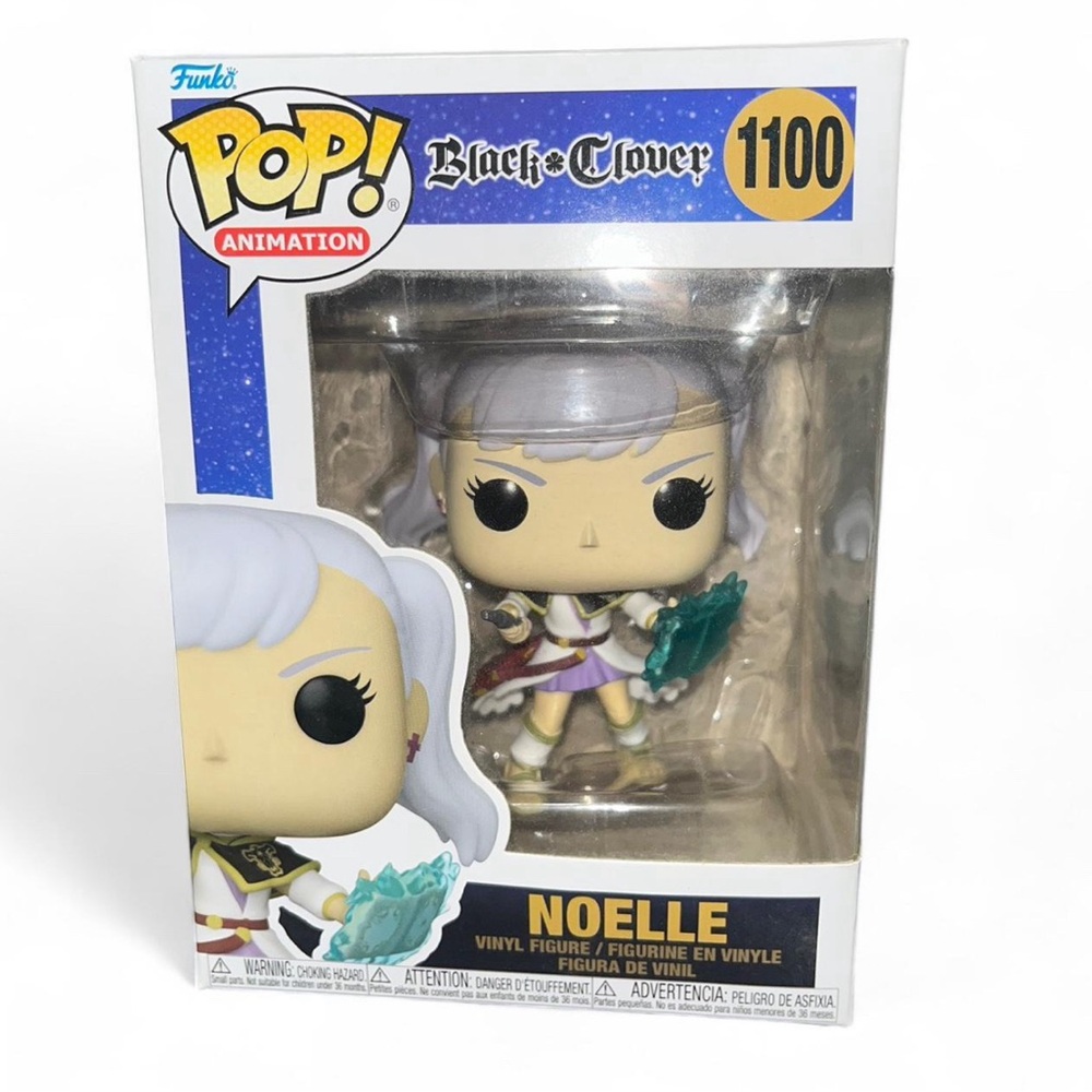 Funko Pop Animation Noelle Figure with Purple and White Accents